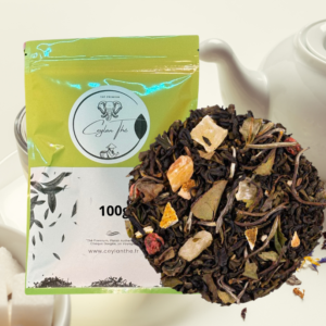 Thé Blanc mélangés Litchi Pêche (2)