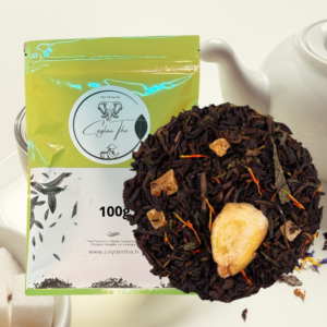 Thé Pu Erh mélangés Goyave Banane Papaye (3)
